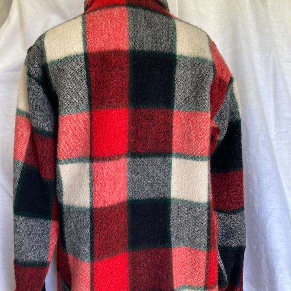 LL BEAN vintage wool box plaid shacket~ - Picture 6 of 6